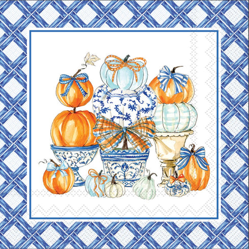Chinoiserie Pumpkin Topiary napkins